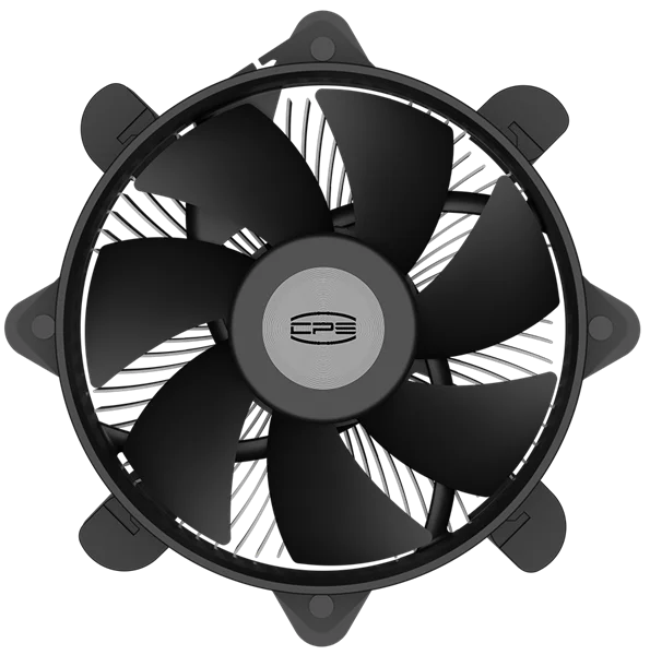 Кулер для процессора PCCooler R120, 95mm FAN, AL, 4-PIN PWM, 900-2700 RPM, 27.8DBA, HYDRO BEARING, LGA 1851/1700/1200/115X (R120#TRL)