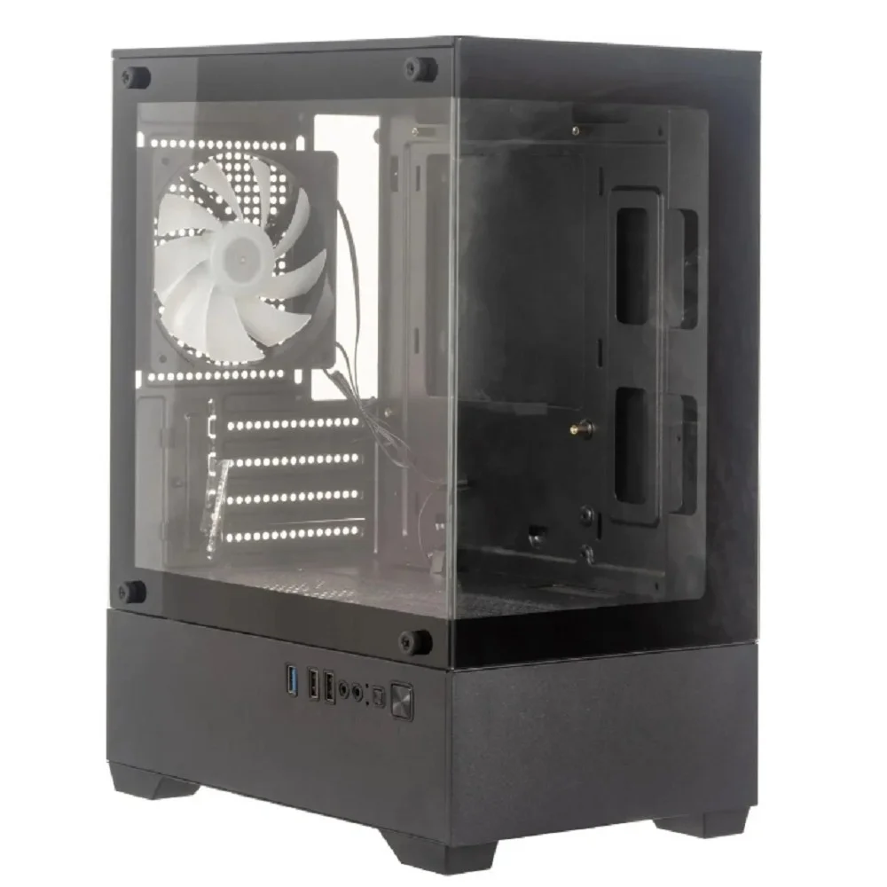 Корпус Accord ACC-ZCU2B черный без БП mATX 4x120mm 2xUSB2.0 1xUSB3.0 audio bott PSU