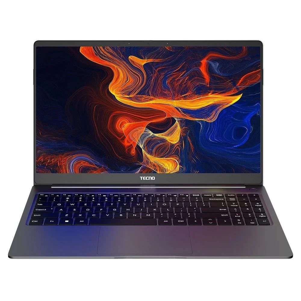 Ноутбук Tecno MegaBook T15RA Core i5 13420H 16Gb SSD512Gb Intel UHD Graphics 15.6" IPS FHD (1920x1080) Windows 11 Home grey WiFi BT Cam 6140mAh (71003300181)