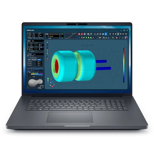 Ноутбук Dell Pro Max 18 Plus MB18250 Core Ultra7 265HX 18" 16:10 QHD+ (2560 x 1600) 120Hz,500 nits,DDR5 32GB (32GB*1),1TB SSD,NV RTX PRO 4000 (16GB GDDR7) backlight,96Whr,FPR,3,3kg,2y,Linux,Black,KB/ Eng (PROMAX18-9312)