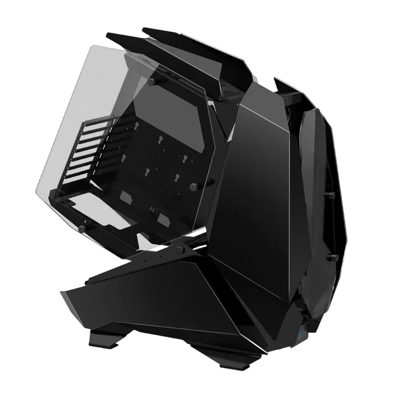 Корпус без блока питания/ Case JONSBO MOD-5, Full-Tower, TG, no fans, 2xUSB-A 3.0 + 1xUSB-C 3.2, ATX, mATX, mITX Black (MOD-5 BLACK)