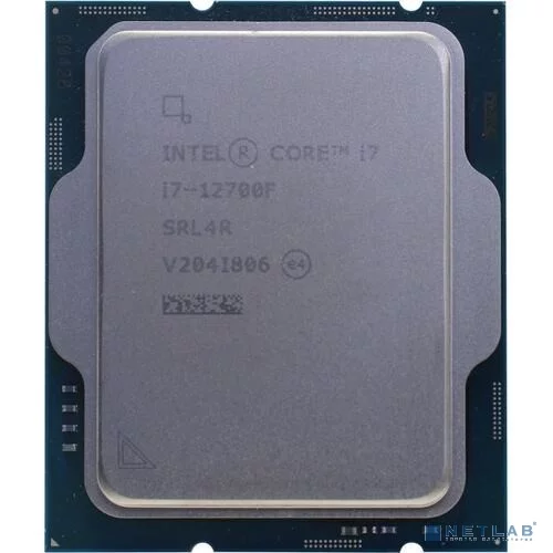 Процессор/ CPU LGA1700 Intel Core i7-12700F (Alder Lake, (8P+4E)C/(16P+4E)T, 2.1/4.8GHz, 25MB, 65/180W) OEM (CM8071504555020SRL4R)