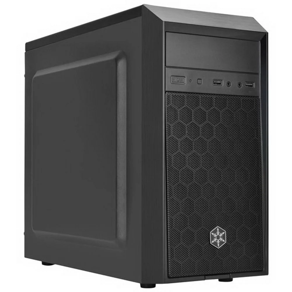Корпус для ПК Silverstone Bad Pack SST-PS16B Precision Mini Tower Micro ATX Computer Case, quiet, black bp (G410PS16B000020||BP)