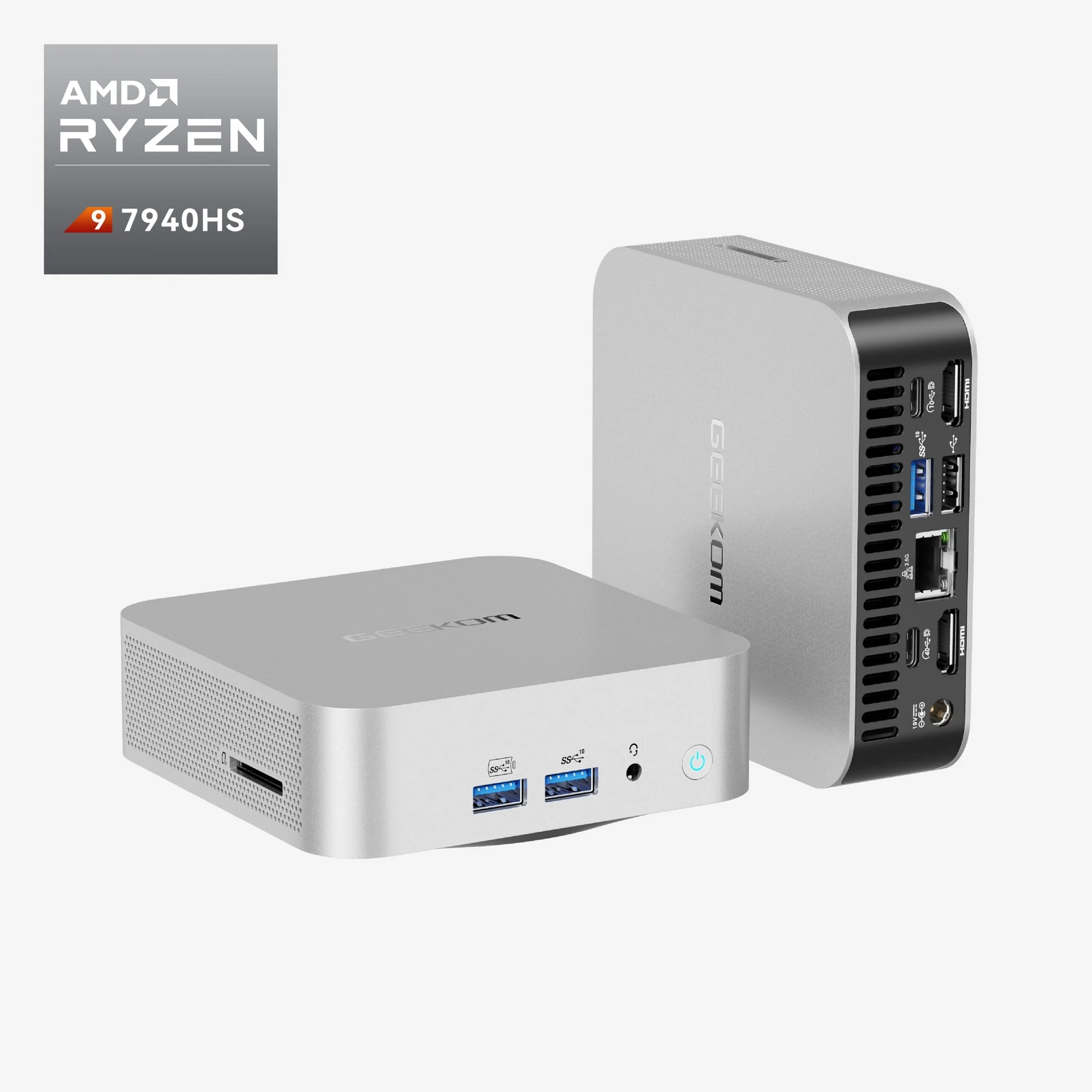 GEEKOM GMA7MAXR97940HS -161-EU Мини Компьютер A7 MAX, GMA7MAXR97940HS -161-EU, AMD Ryzen R97940HS, 16GB+1TB, WIN11 Pro