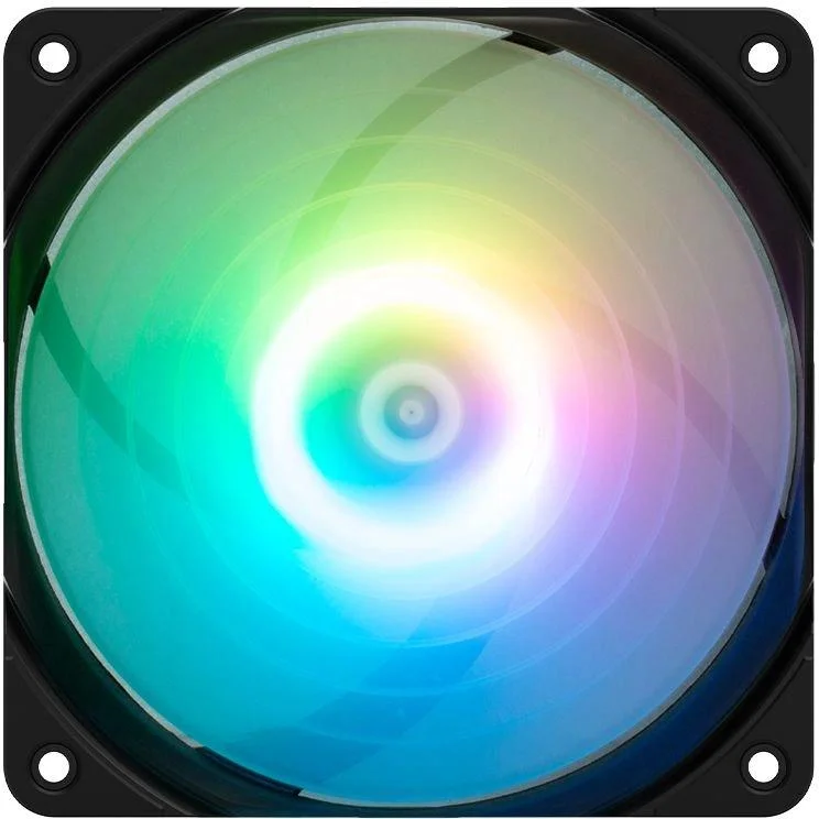 Вентилятор для корпуса ZALMAN ZM-AF120R ARGB BLACK, REVERSE, 120x120x25mm, 4-PIN PWM, 800-1500 RPM, 24,3 DBA MAX, HYDRO BEARING