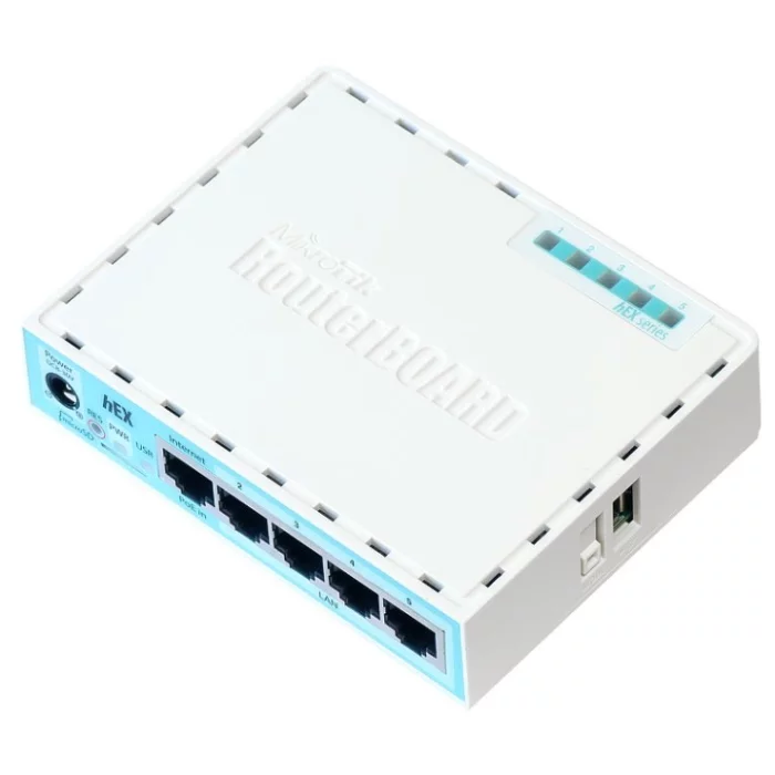 Картинка Маршрутизатор Mikrotik hEX RB750Gr3 (RB750GR3) 