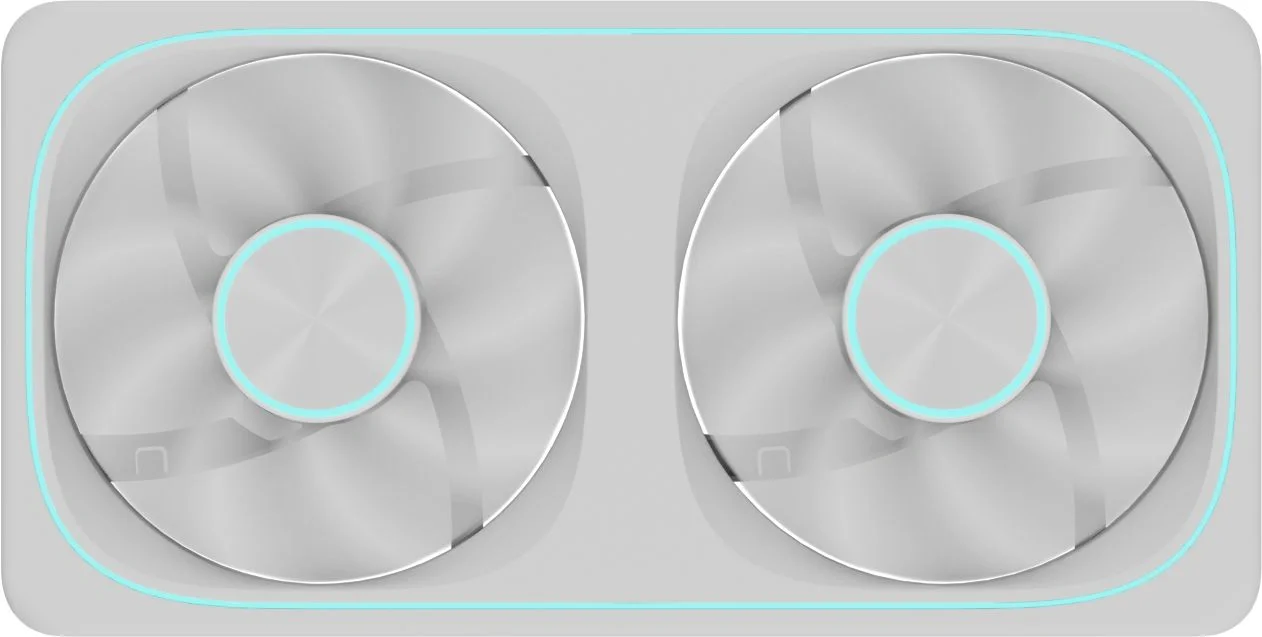 Вентилятор для корпуса Formula Air Fusion 2 Reverse ARGB 120х120x28 белый 4-pin 39.11дБ (упак.:2шт) (AIR FUSION 2 WH REVERSE) Ret