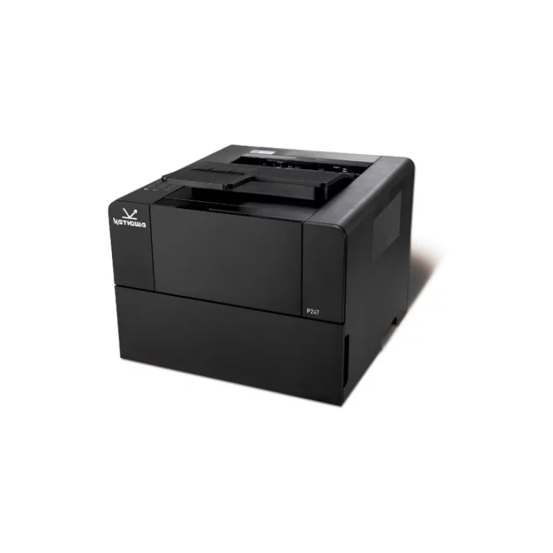 Принтер Катюша P247, 47 стр/ мин А4 Ч/ Б, 1200 dpi. CPU 1ГГц, 4 ядра, 512 Мб RAM, Ethernet, USB, USB-host, Wi-Fi. PS3, PCL5/ 6, PDF, стартовый тонер на 3000 отп. До 200 000 отп/ мес.