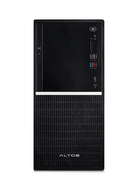 рабочая станция Altos P10F10 Tower 750W 80+Gold Intel Core Ultra 7 265, 2x16GB DDR5, 512GB M.2 NVME, nVidia RTX A1000 8GB 4x mDP, Gigabit LAN, Corded USB KB/ Mouse, No OS, 3YR (DT.L19EC.00C)