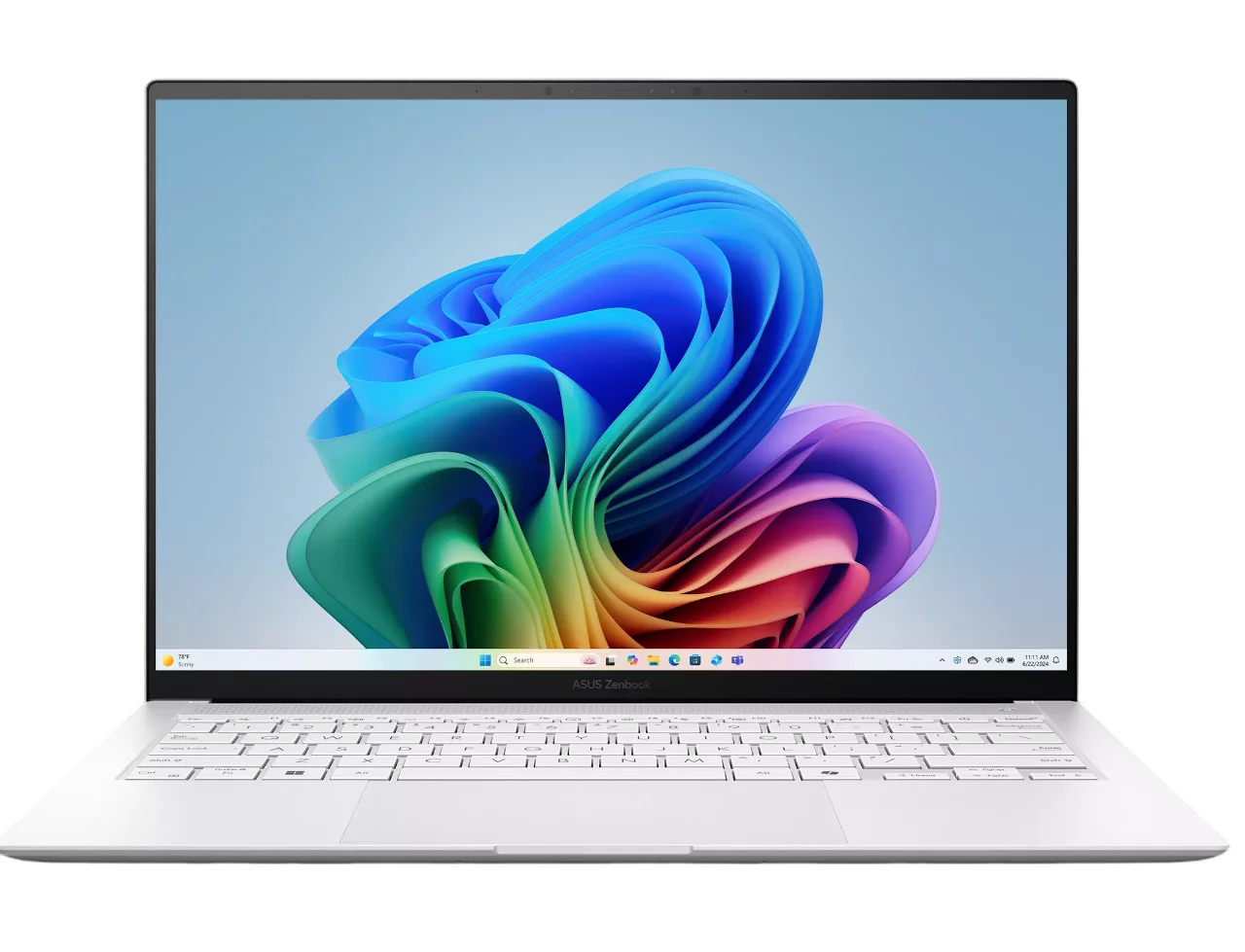 Ноутбук ASUS UX5406SA-PV058W 14"(2880x1800 OLED 16:10)/ Intel Core Ultra 7 258V(3.7Ghz)/ 32768Mb/ 1024SSDGb/ noDVD/ Int:Intel Arc graphics/ Cam/ BT/ WiFi/ 72WHr/ war 1y/ 1.2kg/ Scandinavian White/ Win11Home + алю (90NB14F2-M002F0)