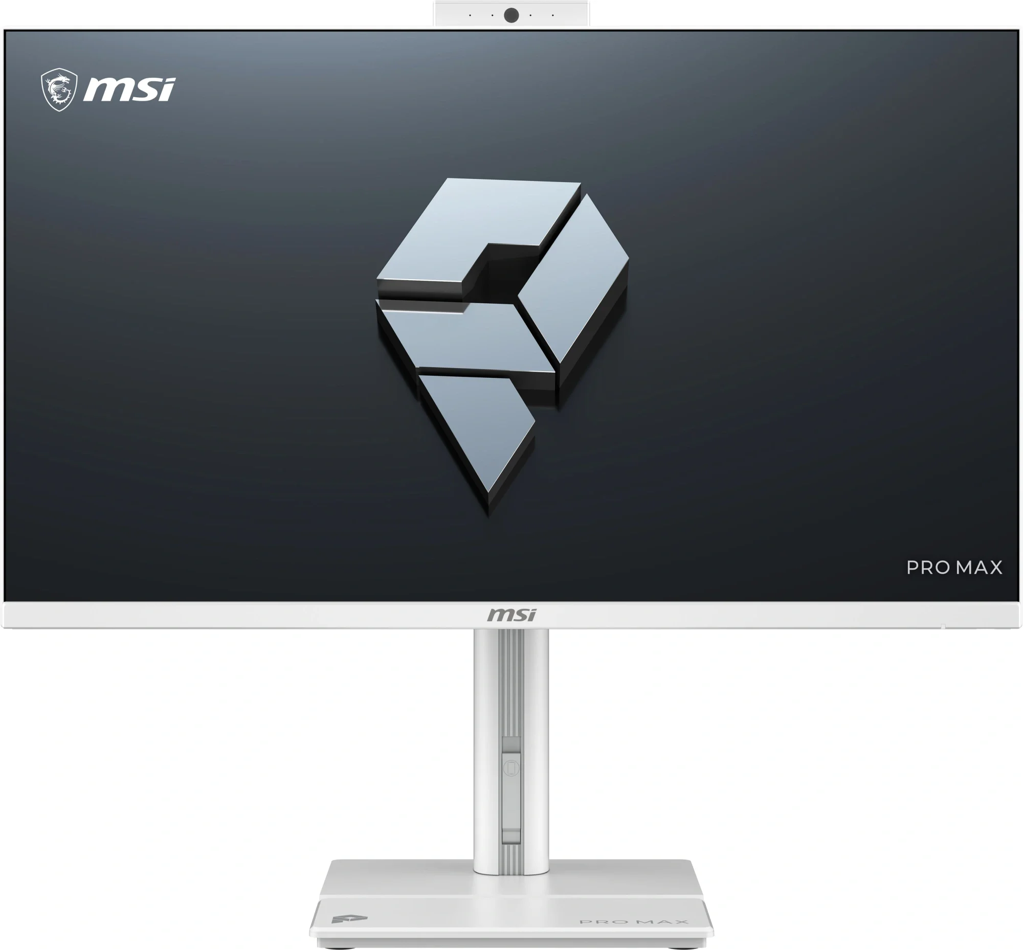 Моноблок MSI Pro MAX 27P Z 8MG-005 27" Full HD Ryzen 7 H 255 (3.8) 16Gb SSD512Gb 780M без ОС GbitEth WiFi BT клавиатура мышь Cam белый 1920x1080 (9S6-A0122S-005)