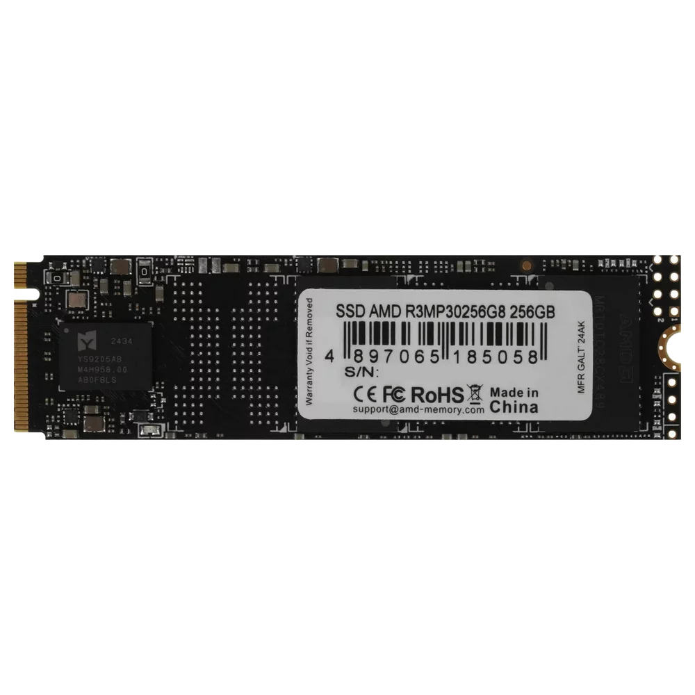 Накопитель SSD AMD PCIe 3.0 x4 256GB R3MP30256G8 Radeon M.2 2280