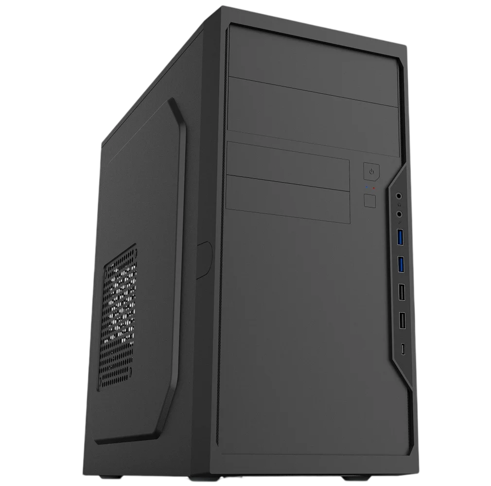 Корпус с блоком питания 500Вт./ Case Foxline FL-733R, mATX, 2x5.25EXT, 2x3.5EXT, 5x3.5INT, 2xUSB3.0, 2xUSB2.0, HDA, w/ o FAN, w/ 500W ATX PSU, w/ 1.2m EU pwr cord (FL-733R-FZ500R-U32)