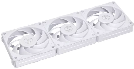 Вентилятор для корпуса Lian-Li Uni Fan P28 120х120x28 белый 4-pin 32.1дБ (упак.:3шт) (G99.12P283W.00) Ret