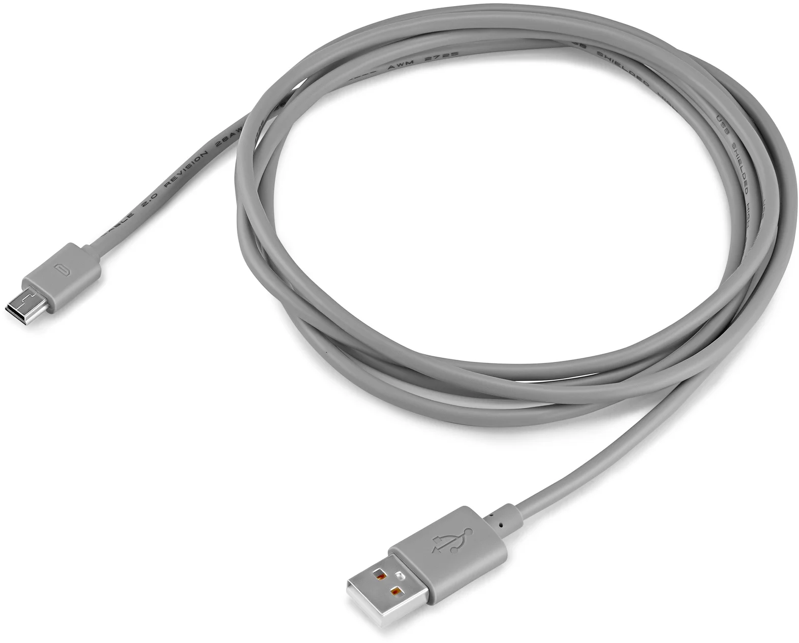 Кабель Buro BHP RET USB_MINI18 USB (m)-mini USB B (m) 1.8м серый