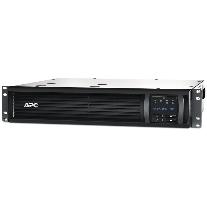 ИБП APC Smart-UPS 750VA/500W/ 220-240V, 4x C13, SmartSlot, USB, RJ-45 (SMT750RMI2UNC)