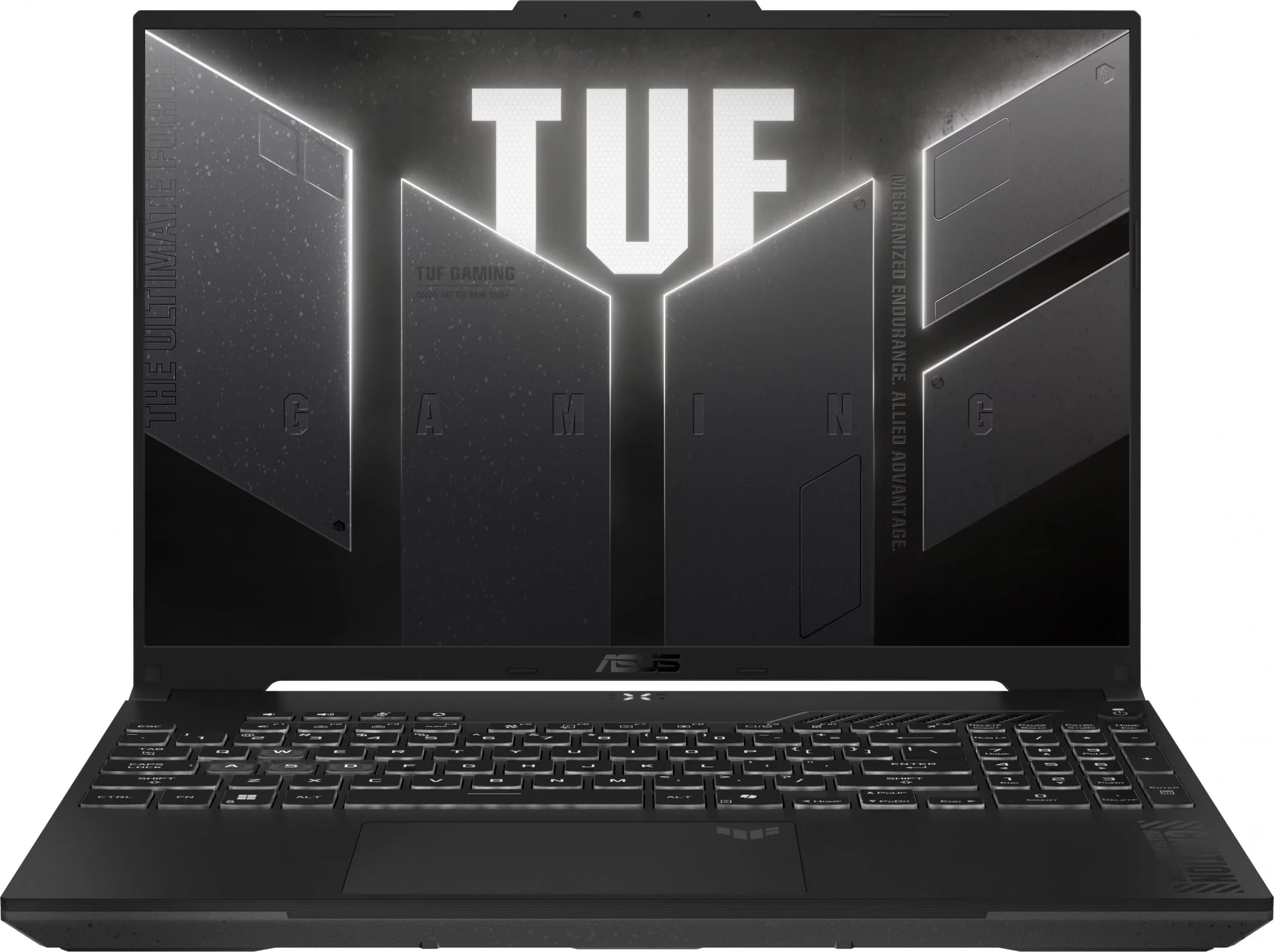 Ноутбук Asus TUF Gaming F16 FX607VJ-RL013 Core 5 210H 16Gb SSD512Gb NVIDIA GeForce RTX 3050 6Gb 16" IPS FHD+ (1920x1200) без ОС grey WiFi BT Cam (90NR0MZ6-M000F0)