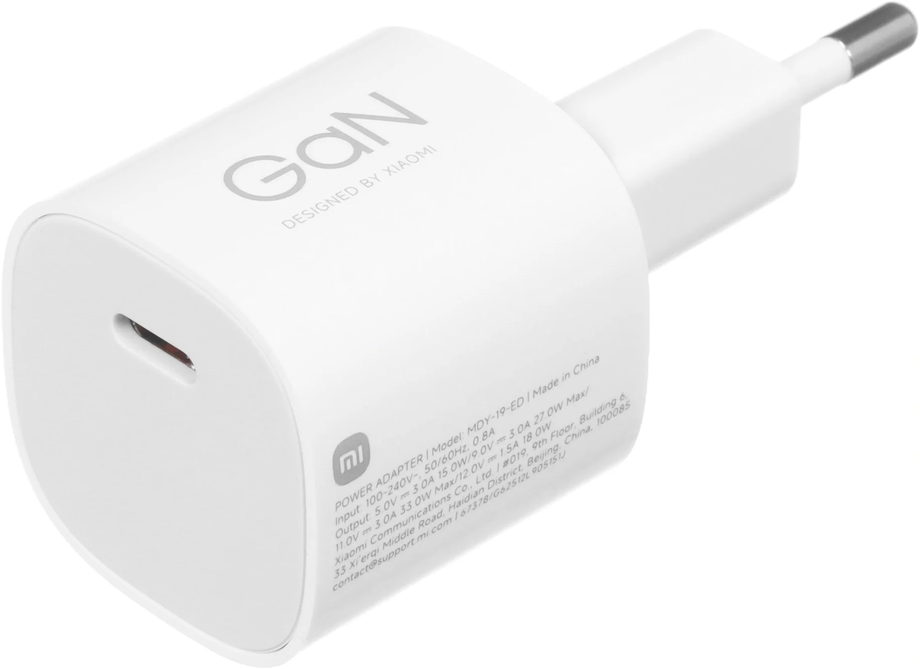 СЗУ Xiaomi 33W Nano Power Adapter(USB-C) EU (BHR087LEU)