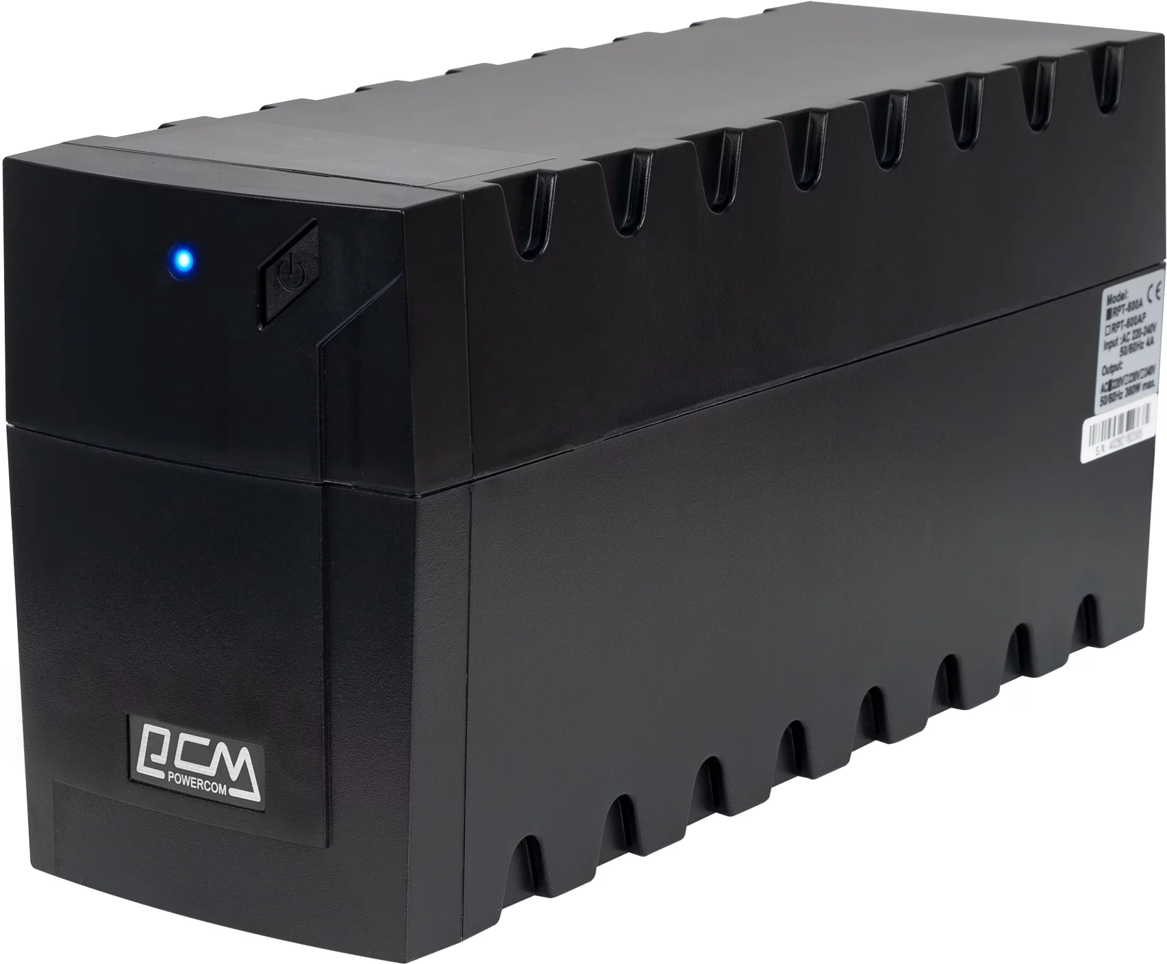 Источник бесперебойного питания Powercom Raptor RPT-600AP SE 360Вт 600ВА черный