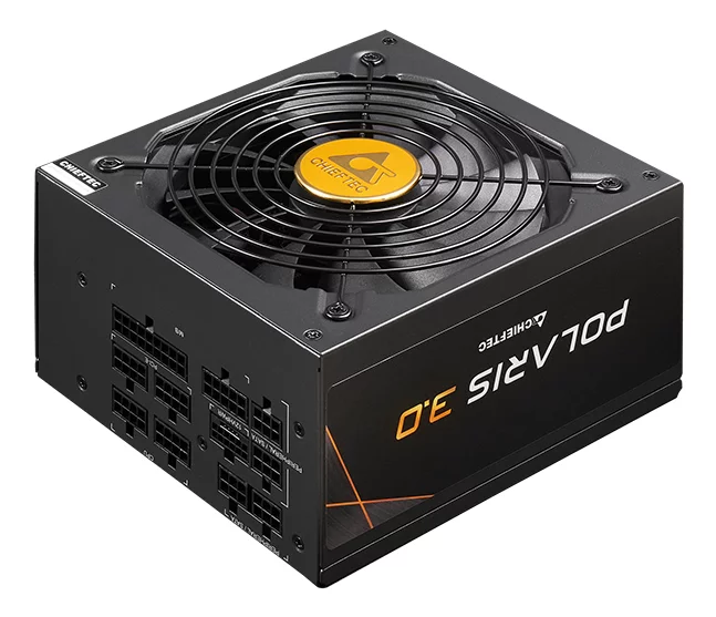 Блок питания Chieftec Polaris 3.0 PPS-1050FC-A3 (ATX 3.0, 1050W, 80 PLUS GOLD, Active PFC, 140mm fan, Full Cable Management, Gen5 PCIe) Retail