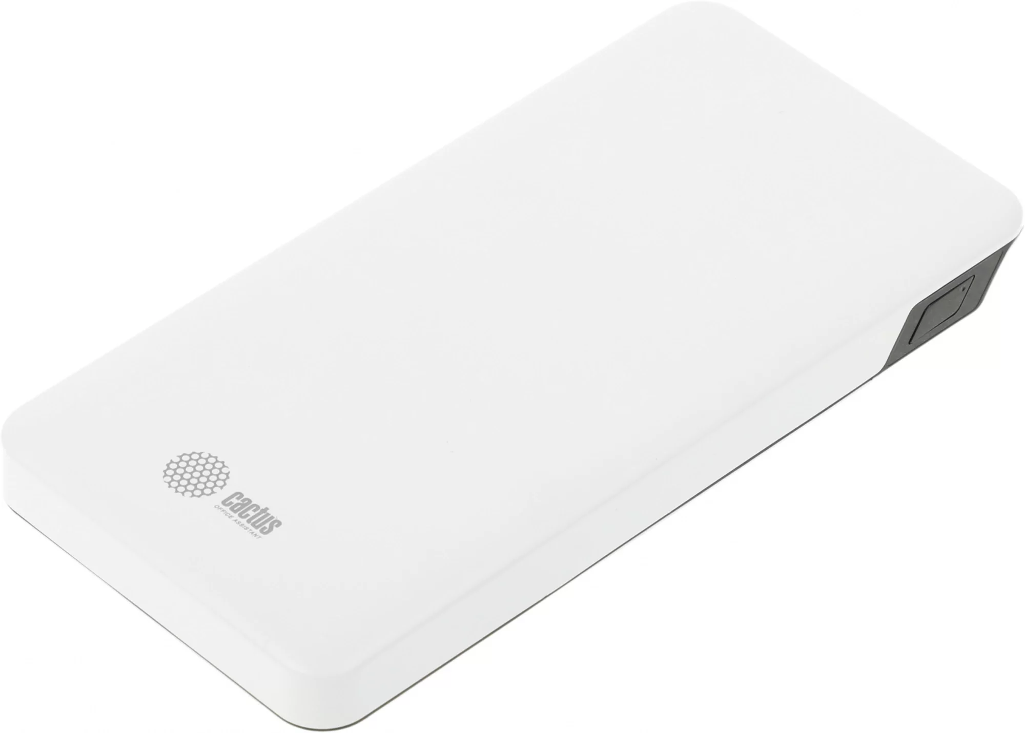 Мобильный аккумулятор Cactus CS-PBFSKT-10000 10000mAh 10.5W 2.1A 2xUSB-A/USB-C белый