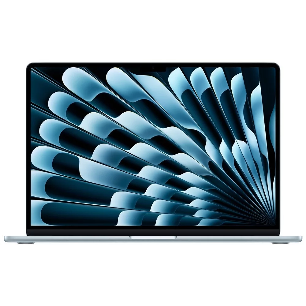 Ноутбук Apple MacBook Air 15-inch 2025 [MC7C4ZA/A] (КЛАВ.РУС.ГРАВ.) Sky Blue 15.3" Liquid Retina {(2880x1864) M4 10C CPU 10C GPU/16GB/512GB SSD/рекоменд.переход.1979059/1991284} (A3241)