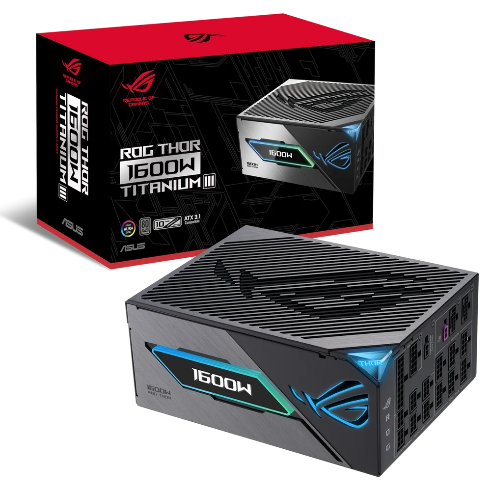 Блок питания Компьютер ASUS ROG-THOR-1600T3-GAMING /PSU, CE+UK (90YE00V1-B0NA00)