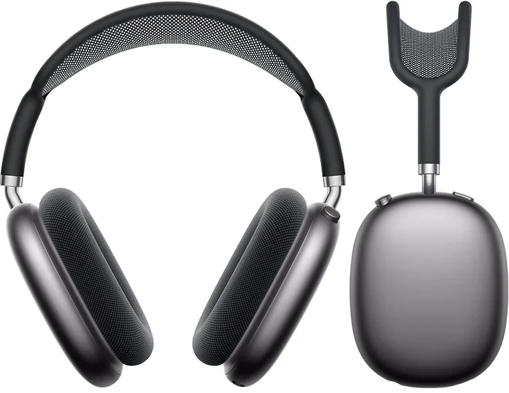 Гарнитура мониторные Hoco W65 1.2м т.серый беспроводные bluetooth оголовье (50335)