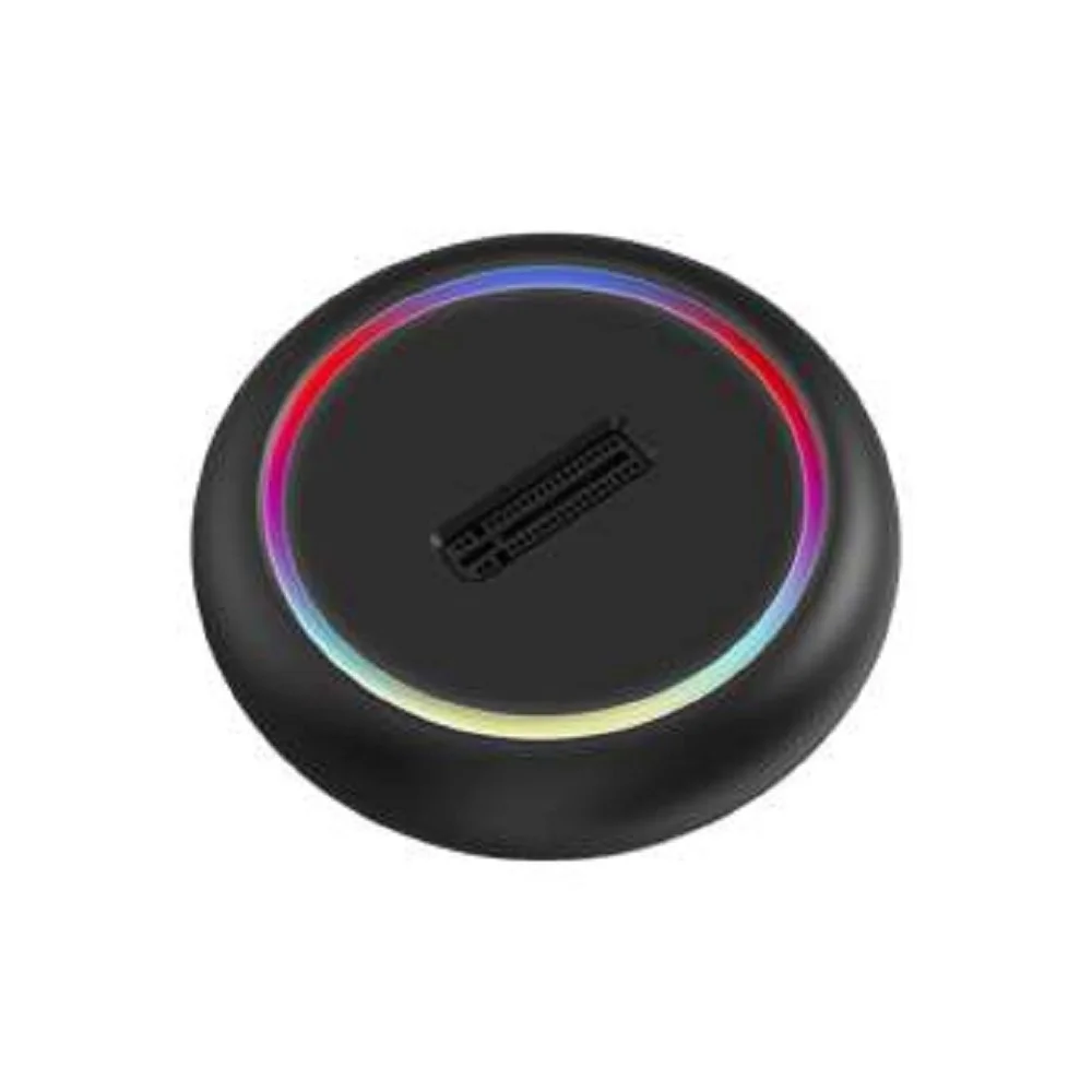 ORIENT UHD-524LED, USB 3.2 Gen2 (USB 3.1) док-станция для SSD M.2 M-key NVMe (JMS581DL, поддержка UASP,TRIM), скорость до 10 GB/s, два кабеля подключения USB Type-A + Type-C, подсветка корпуса (33405)