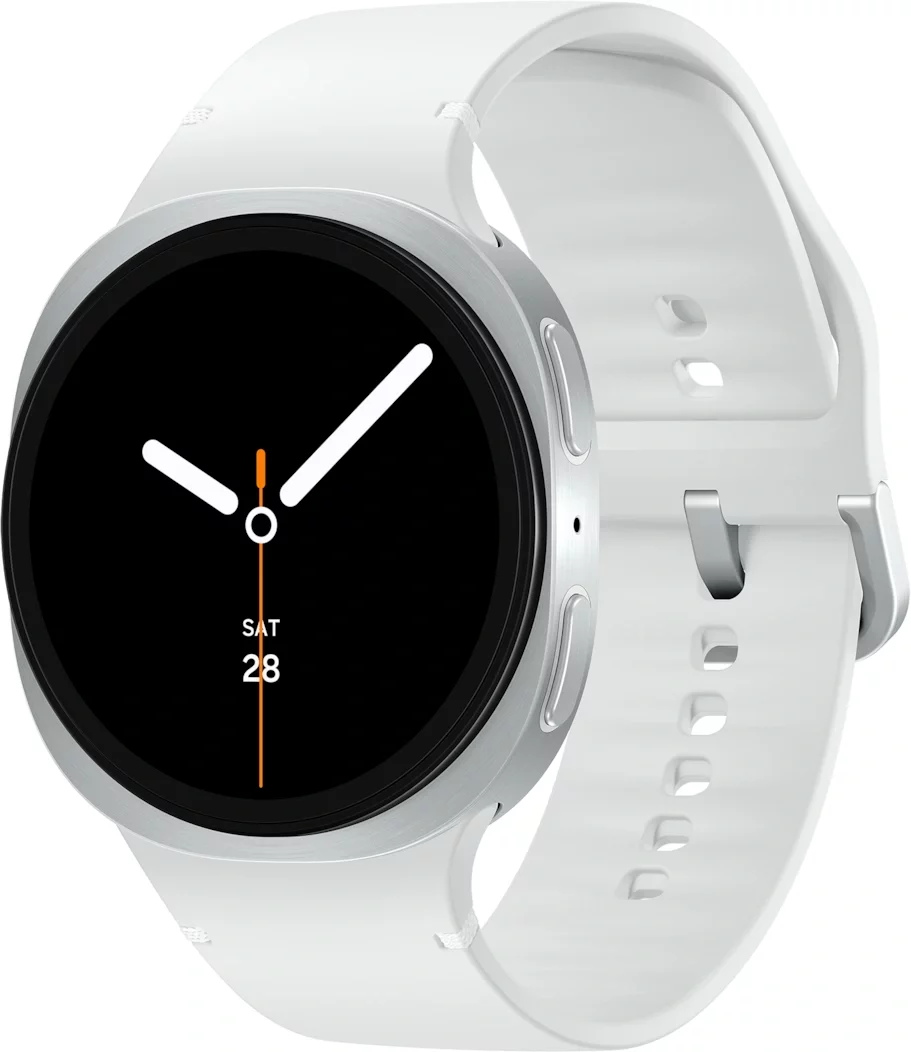 Смарт-часы Samsung Galaxy Watch 8 LTE 44мм 1.47" Super AMOLED корп.серебристый рем.серебристый (SM-L335FZSACAU)