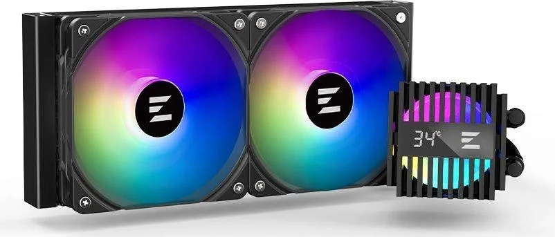 Zalman CPU Liquid Cooler 240mm, ARGB, black (ALPHA2 A24 BLACK)