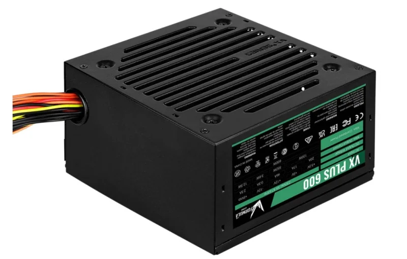 Блок питания ATX12V 2.3 600W APFC 12cm fan 24pin 1x(4+4)pin 2xPCIe(6+2) 3xMolex 1xFDD 4xSATA VX PLUS 600 FORMULA (4711401661665)