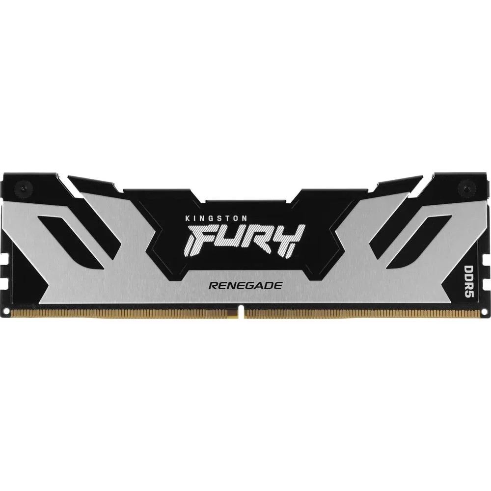Модуль памяти Kingston OEM 24GB DDR5 7200 FURY Renegade Silver/ Black XMP Non-ECC Unbuffered DIMM (Single Module) 1RX8 38-44-44 1.45V 288-pin 24Gbit (KF572C38RS-24||OEM)