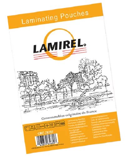 Пленка для ламинирования Lamirel 85x120мм, 125мкм, 100 шт. (LA-78767)