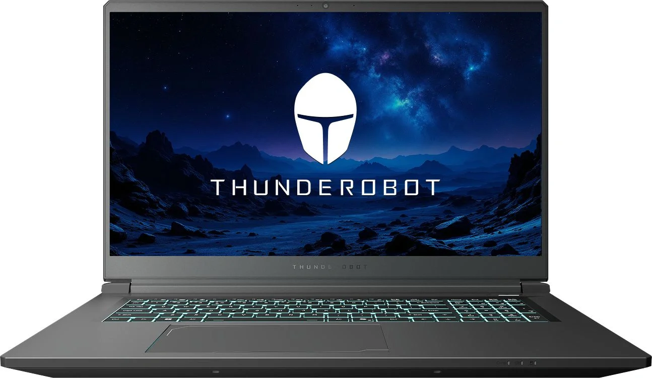 Ноутбук Thunderobot Range 17 G2A Pro 2K Ryzen 7 H255 32Gb SSD1Tb NVIDIA GeForce RTX 5060 8Gb 17.3" IPS QHD (2560x1440) Windows 11 Pro black WiFi BT Cam (JT009X00QRU)