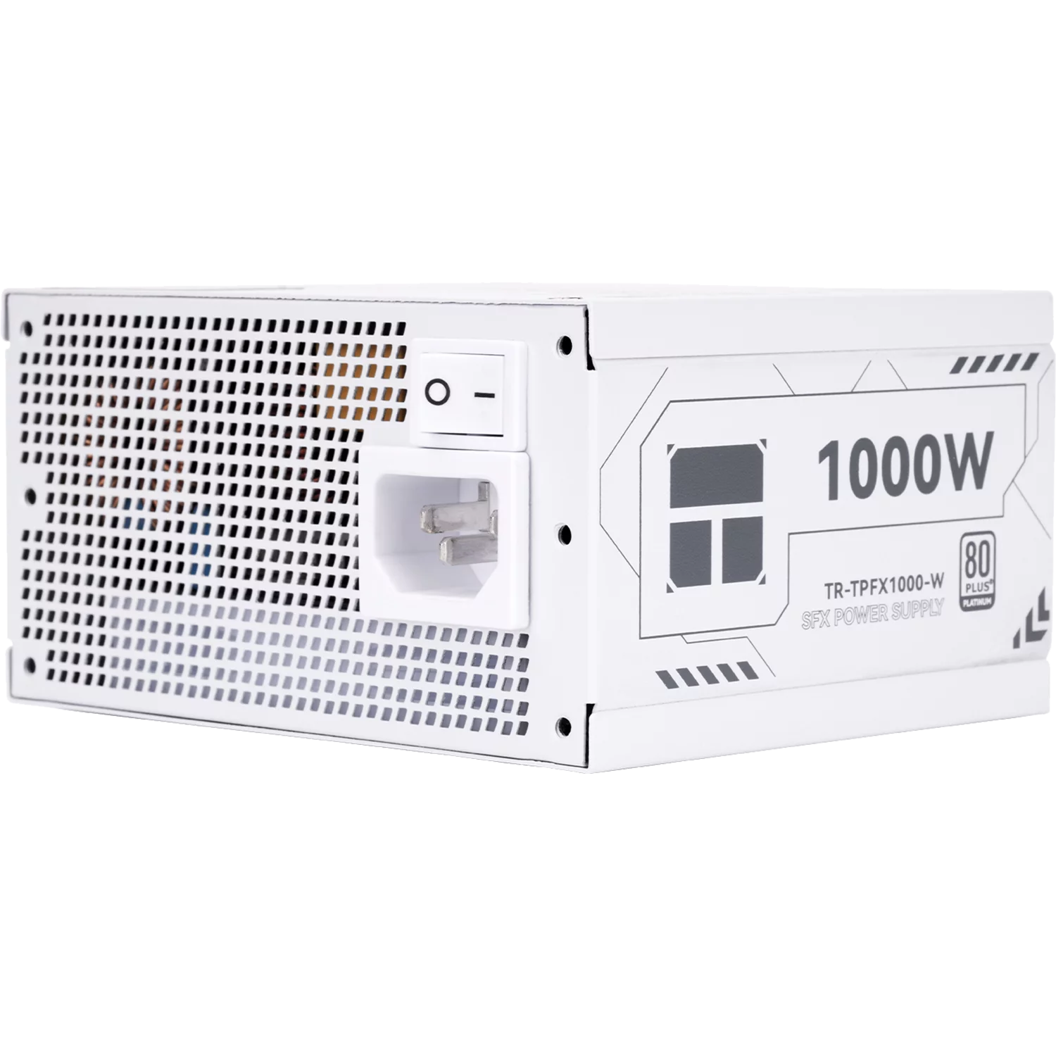 Блок питания 1000W/ Power Supply Thermalright, 1000W 80+ Platinum (SFX, 3.1, PCIe 5.1, Full modular, 1x24(20+4)pin, 1xCPU 8(4+4)pin, 2xPCIe*2 8(6+2)pin, 1x12VHPWR PCIe 5.1 12+4pin 600mm, 6xSATA3, 3xMO (TR-TPFX 1000W)