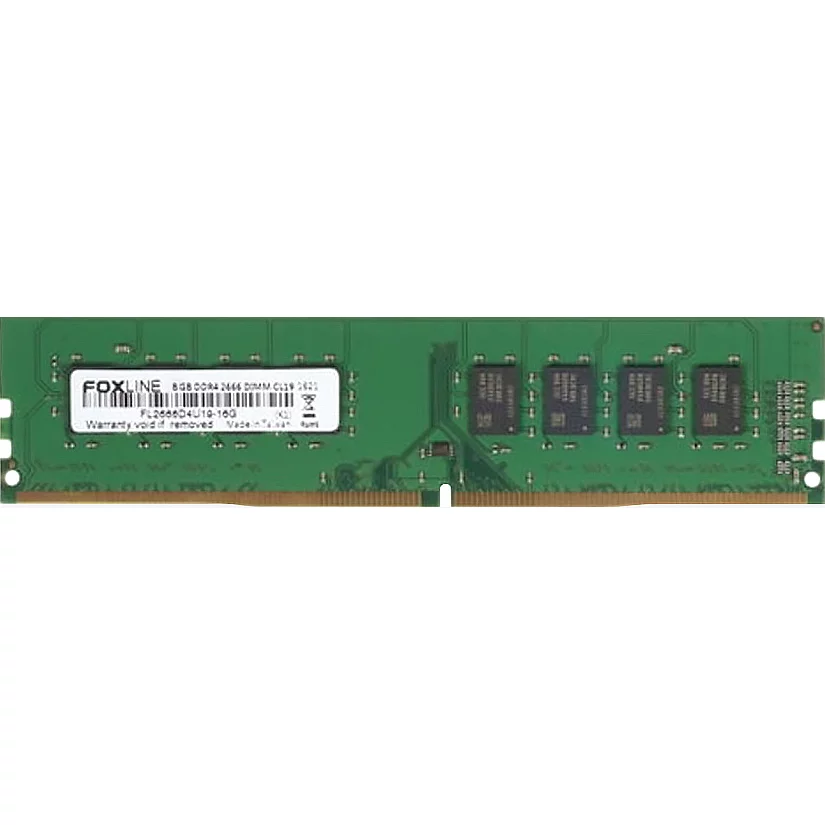 Память оперативная/ Foxline DIMM 8GB 2666 DDR4 CL19 (FL2666D4U19-8GSI)
