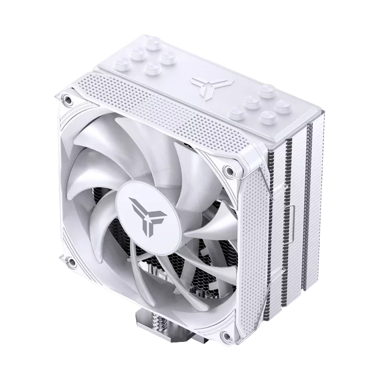 Кулер для процессора/ CPU Cooler JONSBO PISA A5 ARGB (265W, 4-pin PWM, 153mm, Al/ Cu, 5x6mm, ARGB, 1x120mm, 81.27CFM, 36.8dBA, 1850RPM, S: 1851/ 1700/ 1200/ 115X, AM4/ AM5 White) (PISA A5 ARGB WHITE)