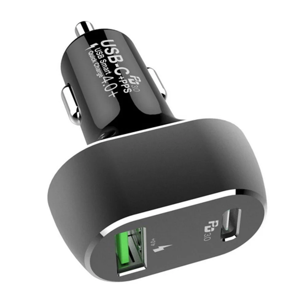 Зарядное устройство ACD АЗУ (ACD-С632P-V1B) 63Вт, Автомобильное ЗУ, 2xUSB 1PD+1QC, 3.6;20В/ 3А RTL