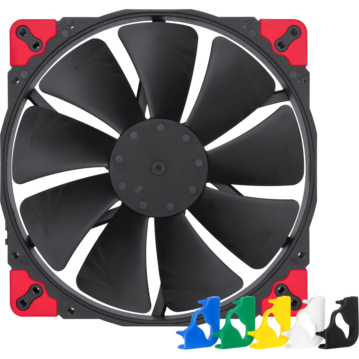 Кулер для корпуса/ Case Cooler Noctua NF-A20 PWM chromax.black.swap (200x200x30mm, 4-pin PWM, 86.46CFM, 18.1dBA, 800RPM, Black)