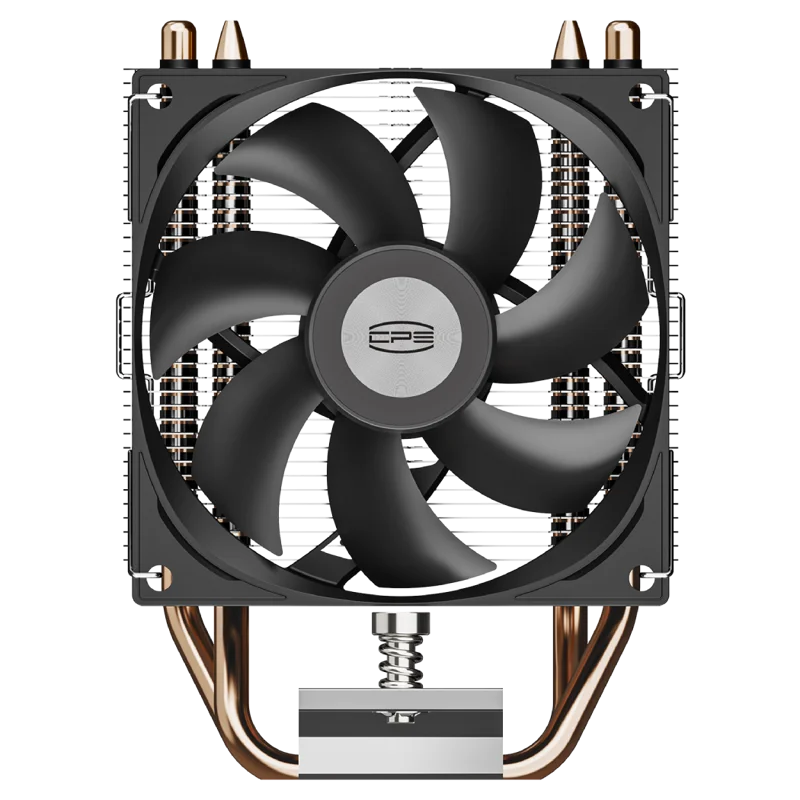 Кулер для процессора/ CPU Cooler PCCooler R200 (110W, 3-pin, 133mm, Al/Cu, 2x6mm, 1x92mm, 40.94CFM, 30dBA, 2200RPM, S: 1851/1700/1200/115X, AM5/AM4, silver, black) (R200#OCS)