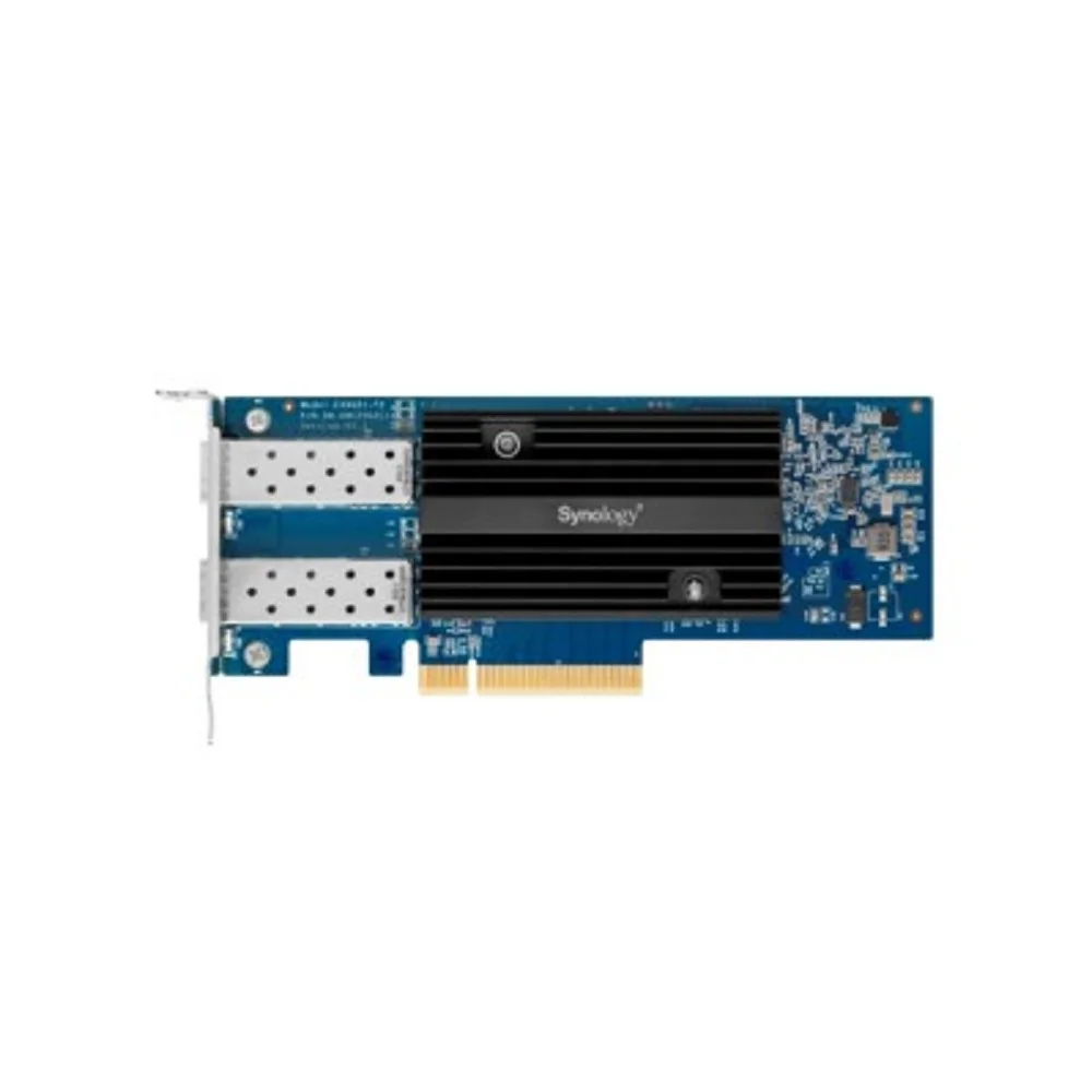 Synology 10\25 Gigabit Dual port SFP+ PCIe 3.0 x8 adapter (incl LP and FH bracket) (E25G30-F2)