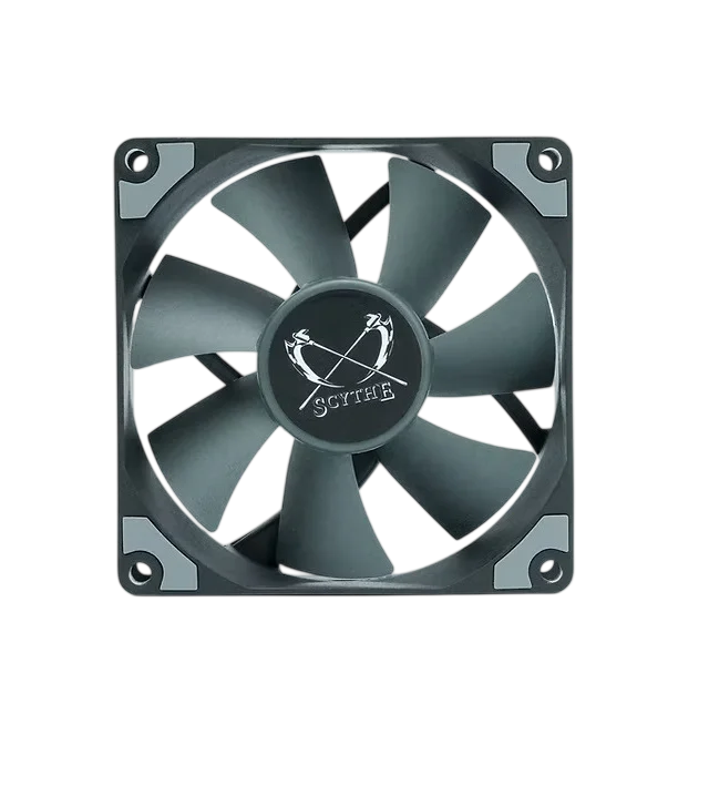 Кулер для корпуса/ Case Cooler Scythe Kaze Flex 92 (92x92x26mm, 4-pin PWM, 48.88CFM, 28.83dBA, 2300RPM, Gray) (KF9225FD23-P)