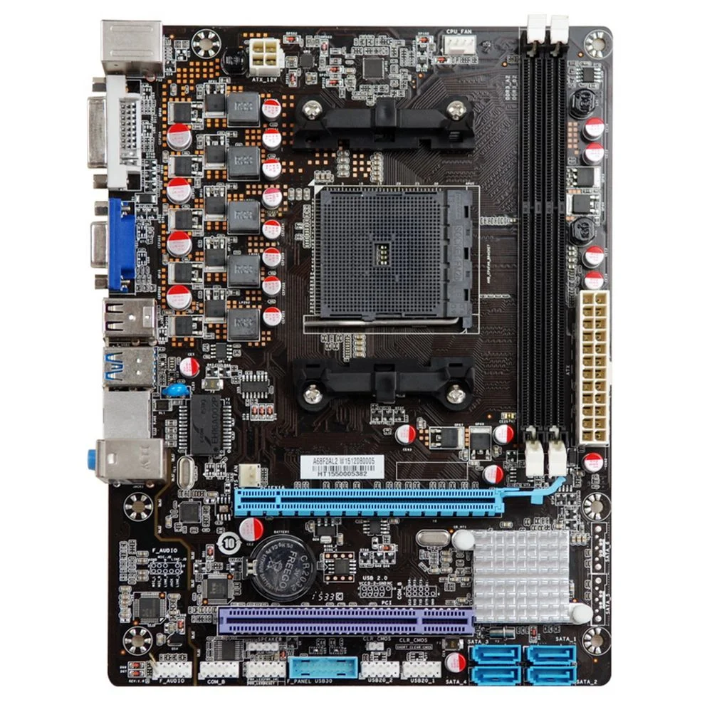 Материнская плата Esonic A88F2AL2, Socket FM2+, AMD A88, 2xDDR3-2133, D-SUB, DVI, 1xPCI-Ex16x, 1xPCI, 4xSATA3, 6 Ch Audio, Lan, 4xUSB3.0, 6xUSB2.0, 2xPS/ 2, mATX, RTL {20} (A88F2AL2-A1)