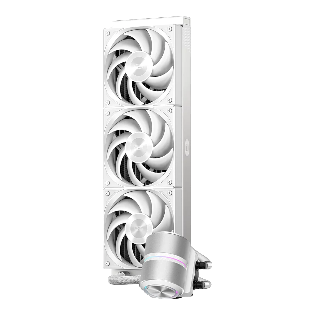Система охлаждения/ Water Cooling System PCCooler DE360 Pro WH (300W, 360mm, White, ARGB Pump, Fans: 3x120mm, 86.73CFM, 32dBA, 2200RPM/ Pump height 57mm, 28dBA, 3200RPM, Rad thickness 27mm/ S: 1851, 1