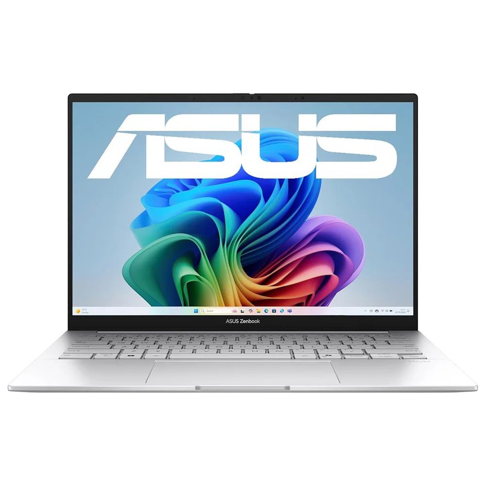 Ноутбук ASUS Zenbook 14 UX3405CA-ST1109 Intel Core Ultra 9 285H/ 32Gb (soldered D5)/ SSD1Tb/ UMA/ 14"/ OLED/ WQXGA+/ 2880x1800/ 120Hz/ NoOS/ Foggy Silver/ 1.2kg (90NB14W2-M01MR0)
