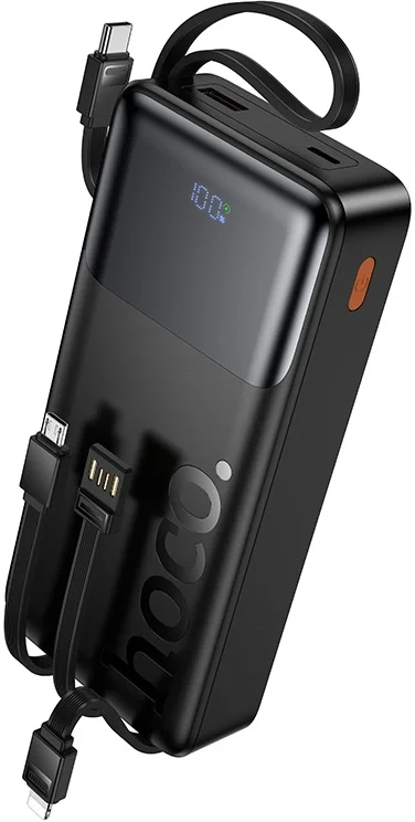 Мобильный аккумулятор Hoco J156A Founder 20000mAh QC3.0/PD3.0 22.5W 3A черный (62284)