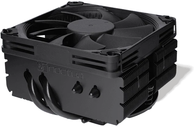 Кулер для процессора/ CPU Cooler Noctua NH-L9x65 chromax.black (95W, 4-pin PWM, 65mm, Al/Cu, 2x6mm, 1x92x92x14mm, 33.84CFM, 23.6dBA, 2500RPM, S: 1954/1851/1700/115X/1200/AM4/AM5, Black)