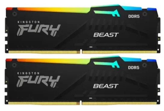 Модуль памяти DIMM DDR5-6000 64GB (32GBx2) KF560C30BBEAK2-64 KINGSTON