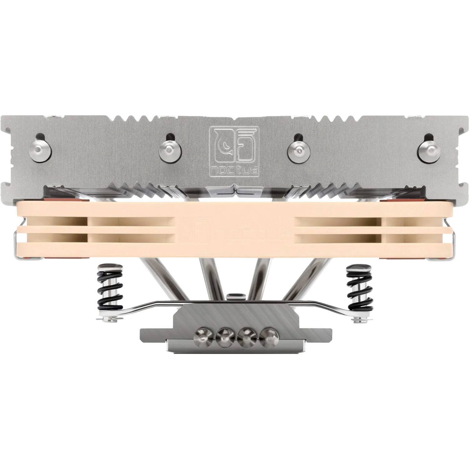 Кулер для процессора/ CPU Cooler Noctua NH-L12S (88W, 4-pin PWM, 70mm, Al/Cu, 4x6mm, 1x120x120x15mm, 55.44CFM, 23.9dBA, 1850RPM, S: 1851/1700/1200/115X, AM5/AM4, Beige/Brown)